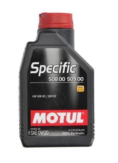Ulei de motor sintetic MOTUL SPECIFIC 0W20, 1 litru, conform normelor 508.00-509.00